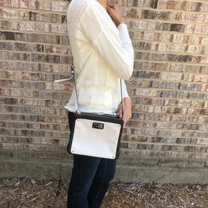 Nine West purse black and white cross body